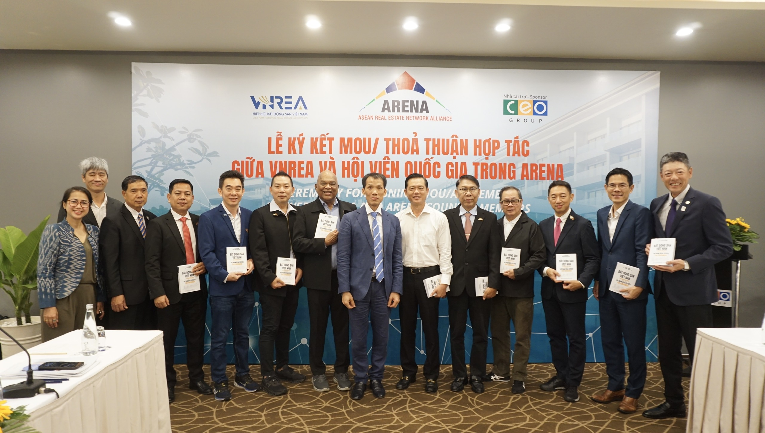 ARENA COP: Lễ ký kết thoả thuận hợp tác giữa VNREA và hội viên quốc gia trong ARENA - Tập đoàn CEO